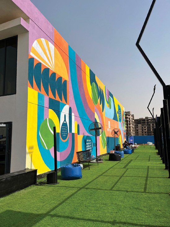 IL Bosco Padel Tournament · graffiti wall
