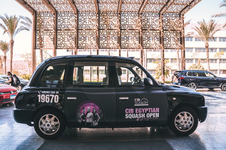 CIB Egyptian Squash Open · fleet branding